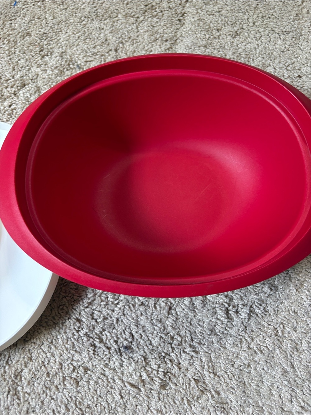Tupperware Rice Server, Red No Spoon - Picture 3 of 6